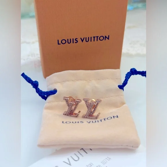 Sold! Louis Vuitton Iconic Earrings blush authentic - Picture 5 of 11